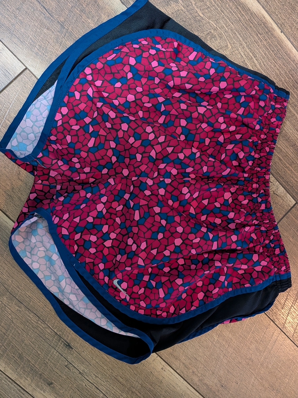 Women’s Nike Pink Mosaic Print Shorts